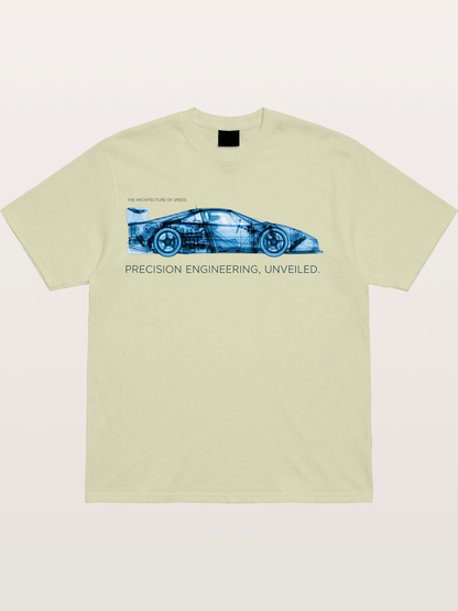 Precision Car Cotton T-shirt