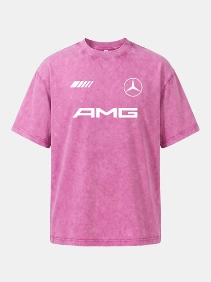 Mercedes AMG Three Element Dark Layout Washed T-shirt