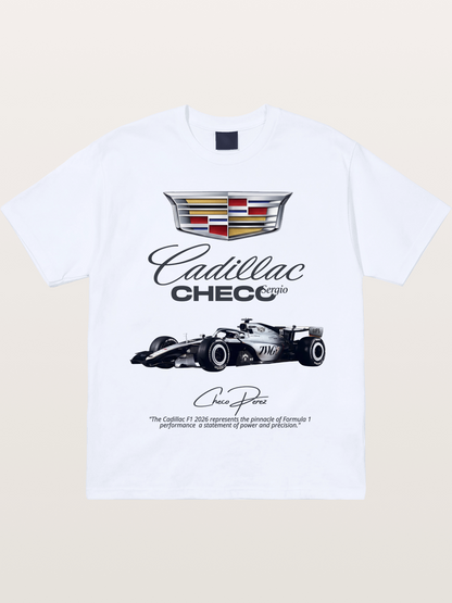 Checo Perez Cadillac F1 Print Gildan T-shirt