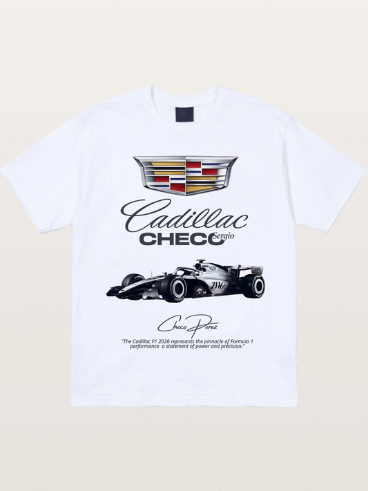 Checo Perez Cadillac F1 Print Gildan T-shirt