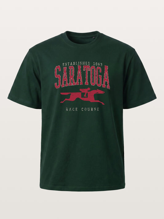 Saratoga Vintage Horse Silhouette Gildan T-shirt