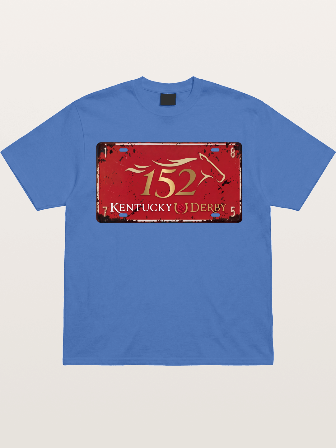 Kentucky Derby 152 License Plate Gildan T-shirt