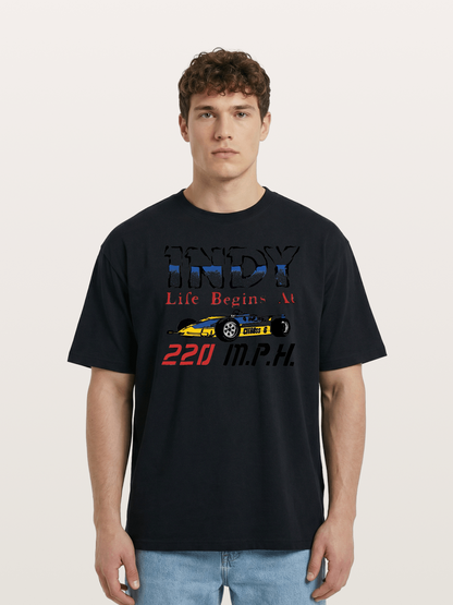 Indy 220 MPH Cotton T-shirt