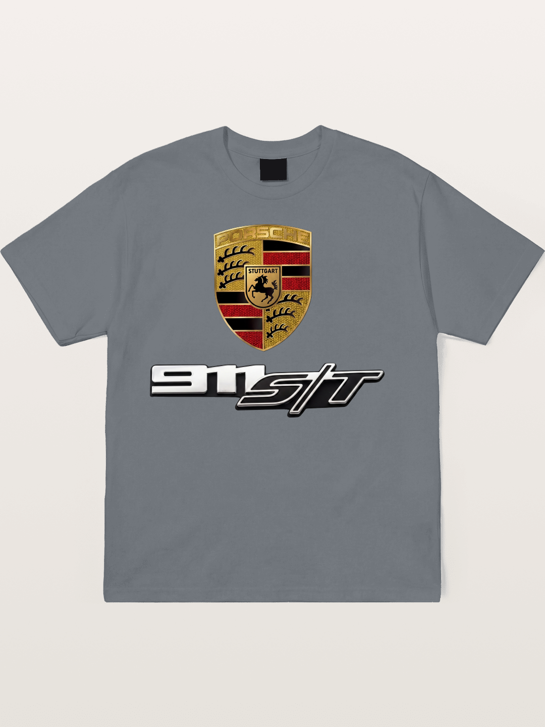 Porsche Crest With 911 ST Cotton T-shirt