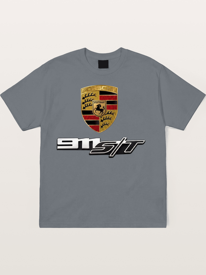Porsche Crest With 911 ST Cotton T-shirt