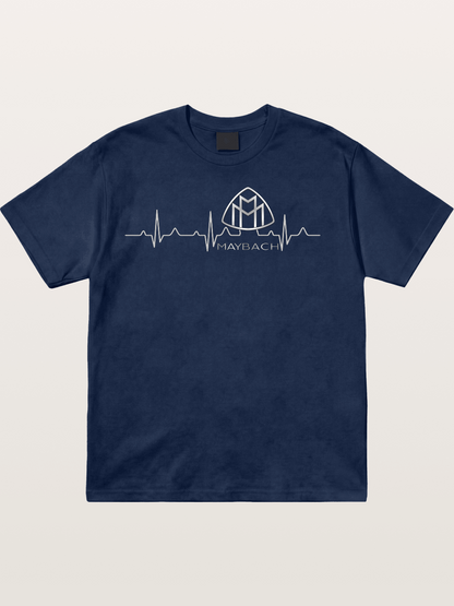 Maybach Heartbeat Crest Cotton T-shirt