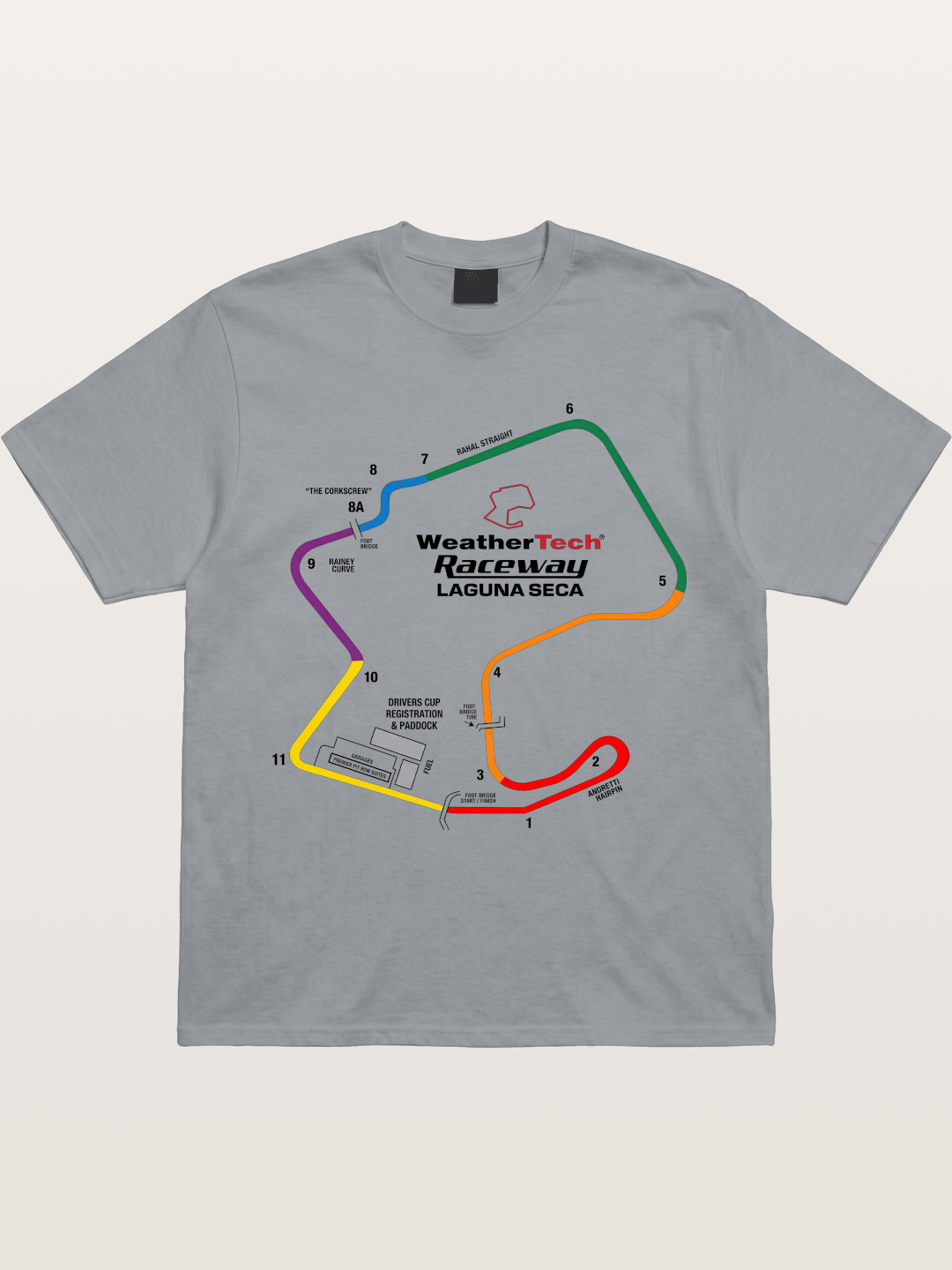 Corkscrew Track Gildan T-shirt