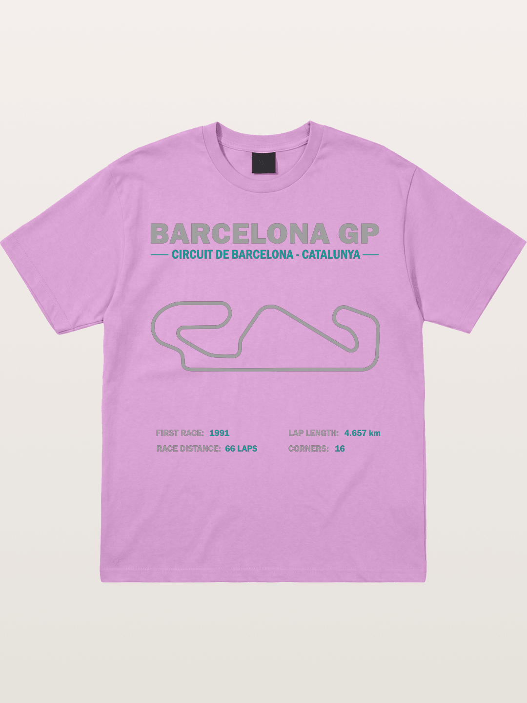 Catalunya GP Track Spec Outline Gildan T-shirt