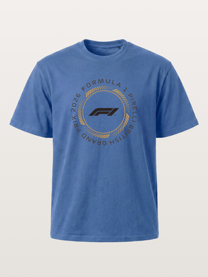 British Grand Prix 2026 Circular Crest Gildan T-shirt