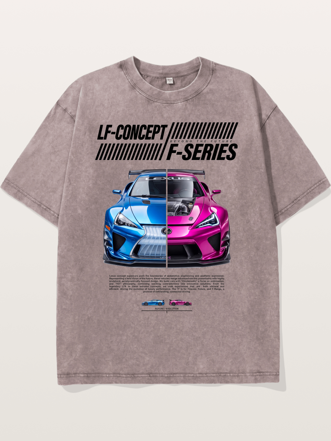 Split Tone LFA F-Series Print Washed T-shirt