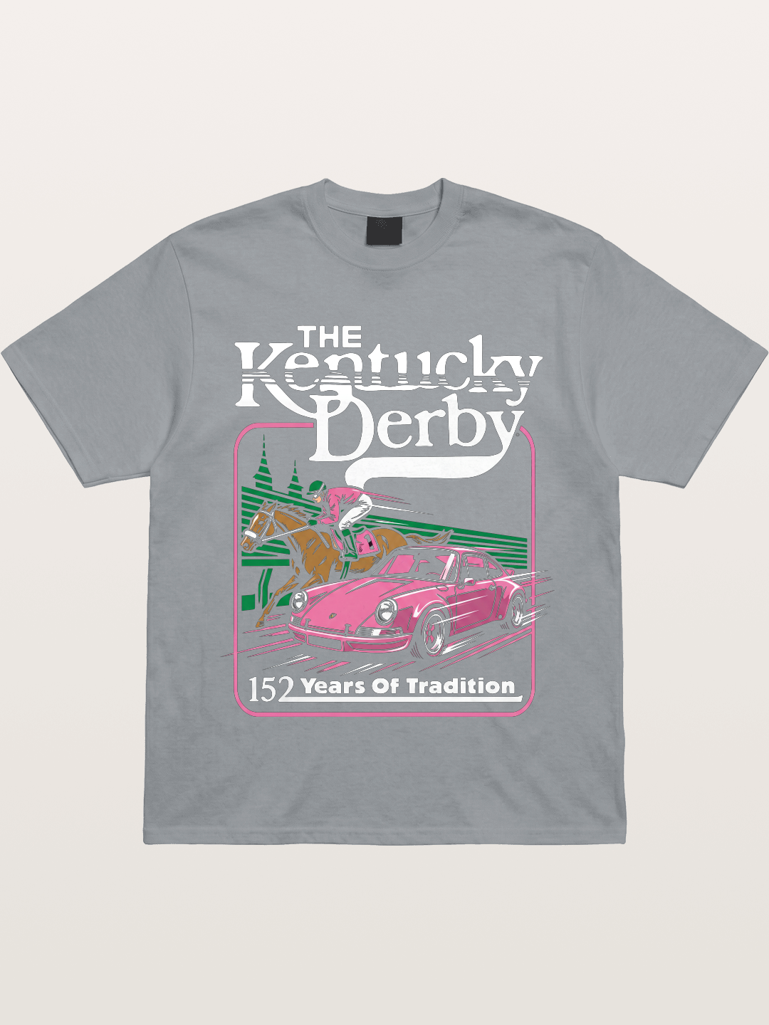 Derby Horse & Porsche Race Gildan T-shirt