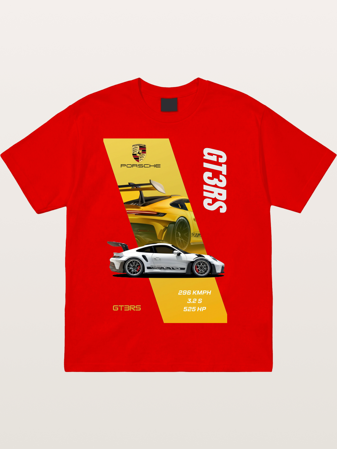 Dual 911 GT3 RS Poster Cotton T-shirt