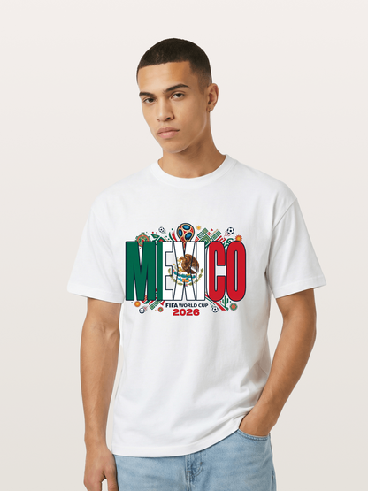 Mexico 2026 World Cup Lettering Gildan T-shirt