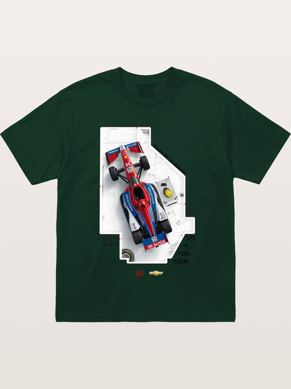 Blueprint Route66 IndyCar Card Gildan T-shirt