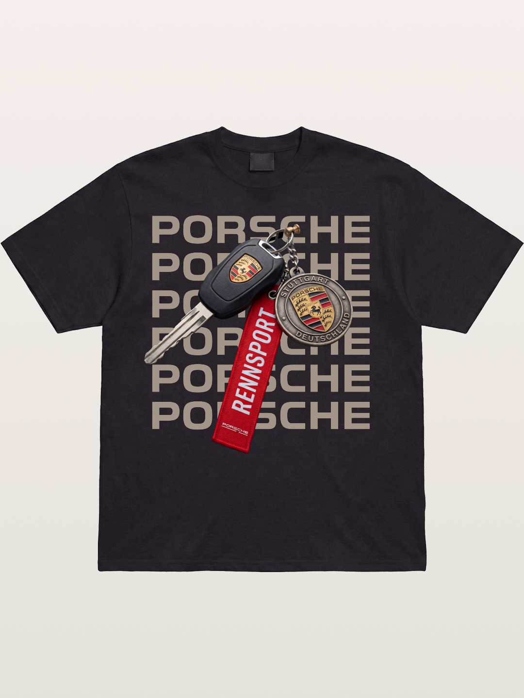 Porsche Key Rennsport Accessory Cotton T-shirt