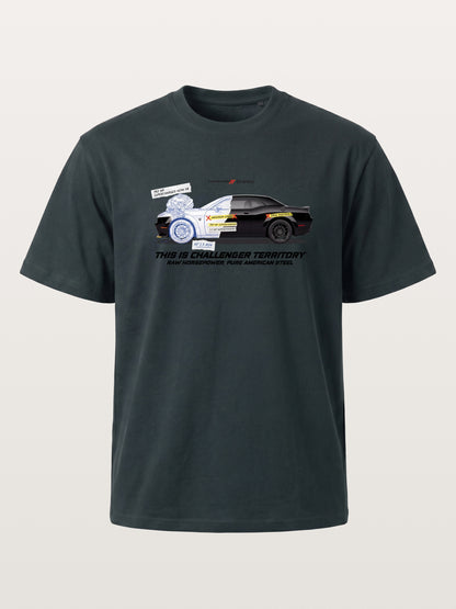 Blueprint Hellcat Spec Poster Gildan T-shirt