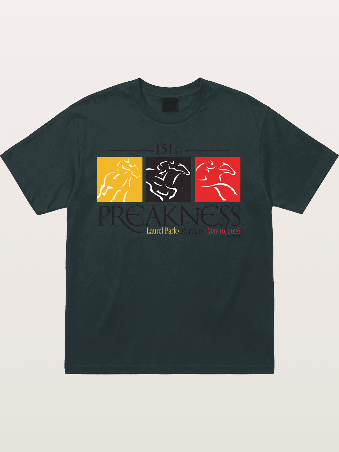 151st Preakness Race Minimal Poster Gildan T-shirt