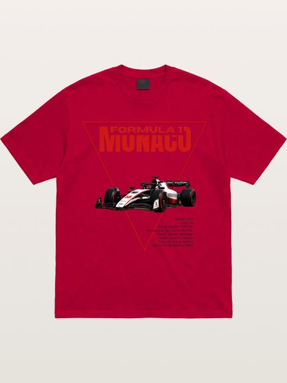 Red Triangle F1 Monaco Artwork Gildan T-shirt