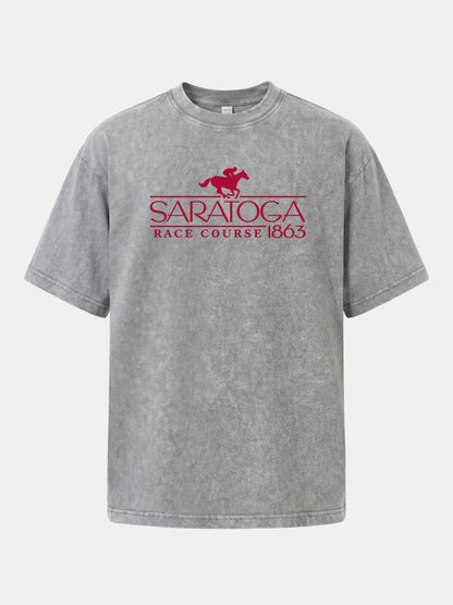 Saratoga Race Course Classic Logo Washed T-shirt