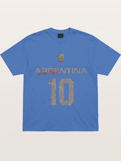 Argentina Messi 10 Retro Gildan T-shirt