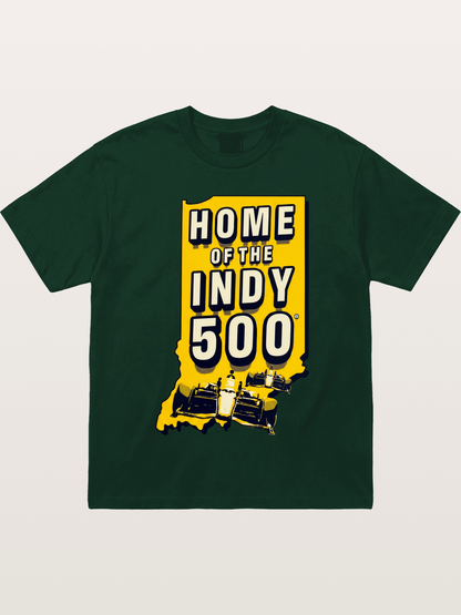 Indy 500 Indiana State Home Design Gildan T-shirt