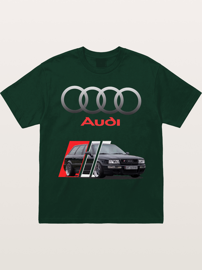 Audi Retro Car Split Design Gildan T-shirt