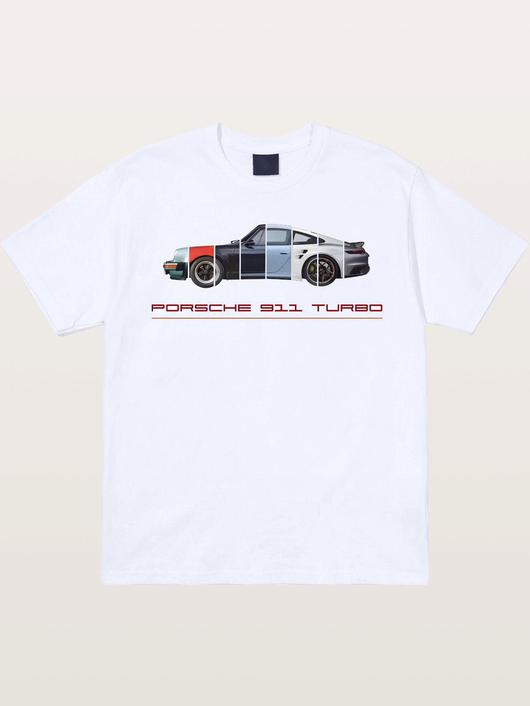 Porsche 911 Turbo Split Sections Gildan T-shirt