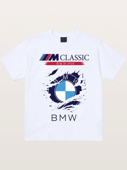 BMW M Colors Tear Effect Gildan T-shirt