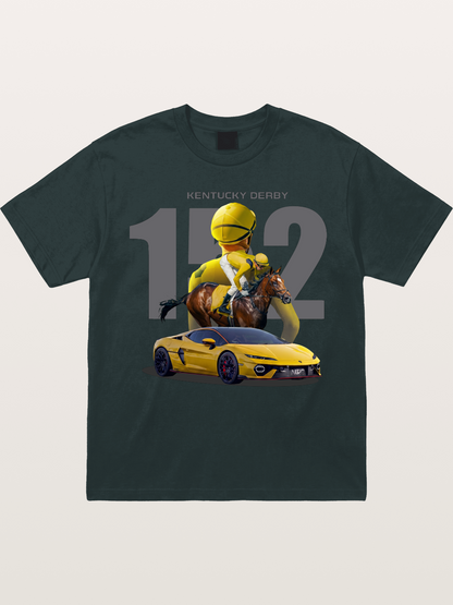 Derby Horse & Lambo Art Gildan T-shirt