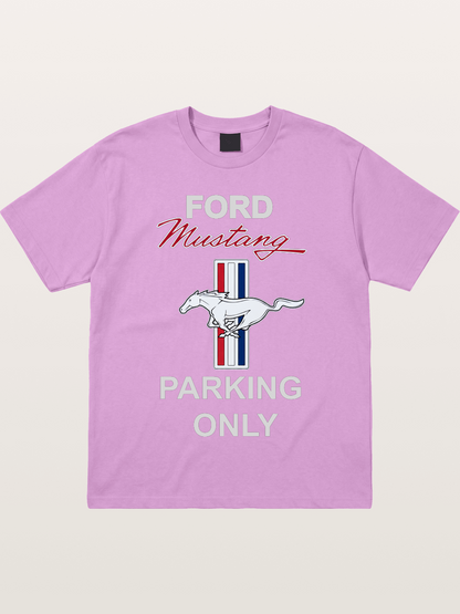 Ford Mustang Parking Only Sign Gildan T-shirt