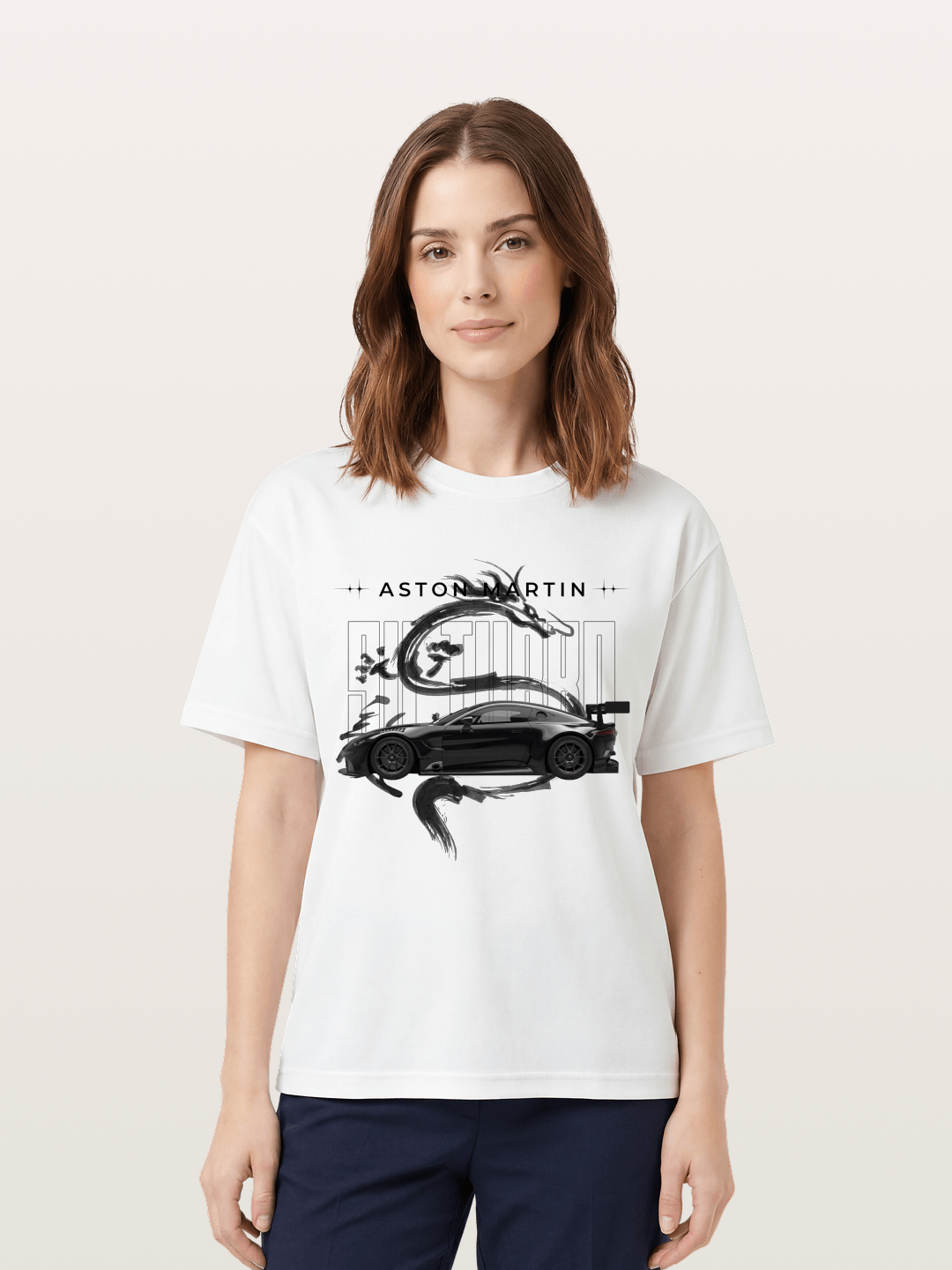 Aston Black Cotton T-shirt