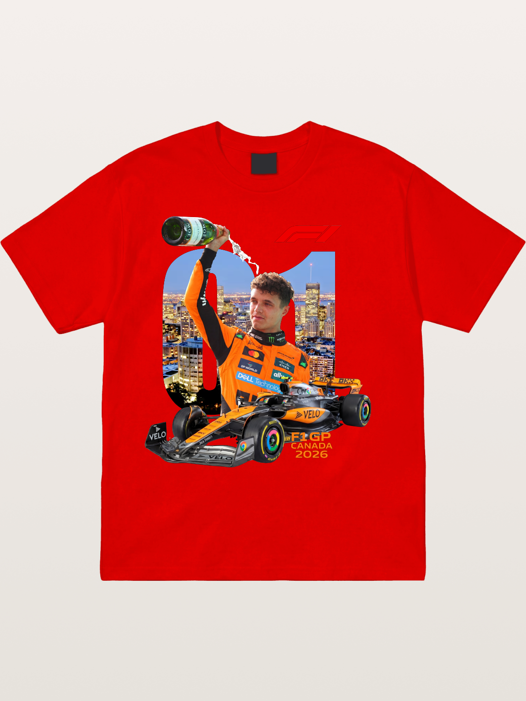 Lando Norris Canada GP 2026 Win Cotton T-shirt