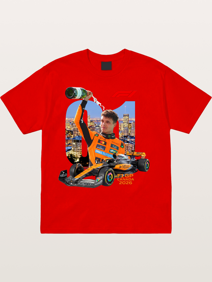 Lando Norris Canada GP 2026 Win Cotton T-shirt