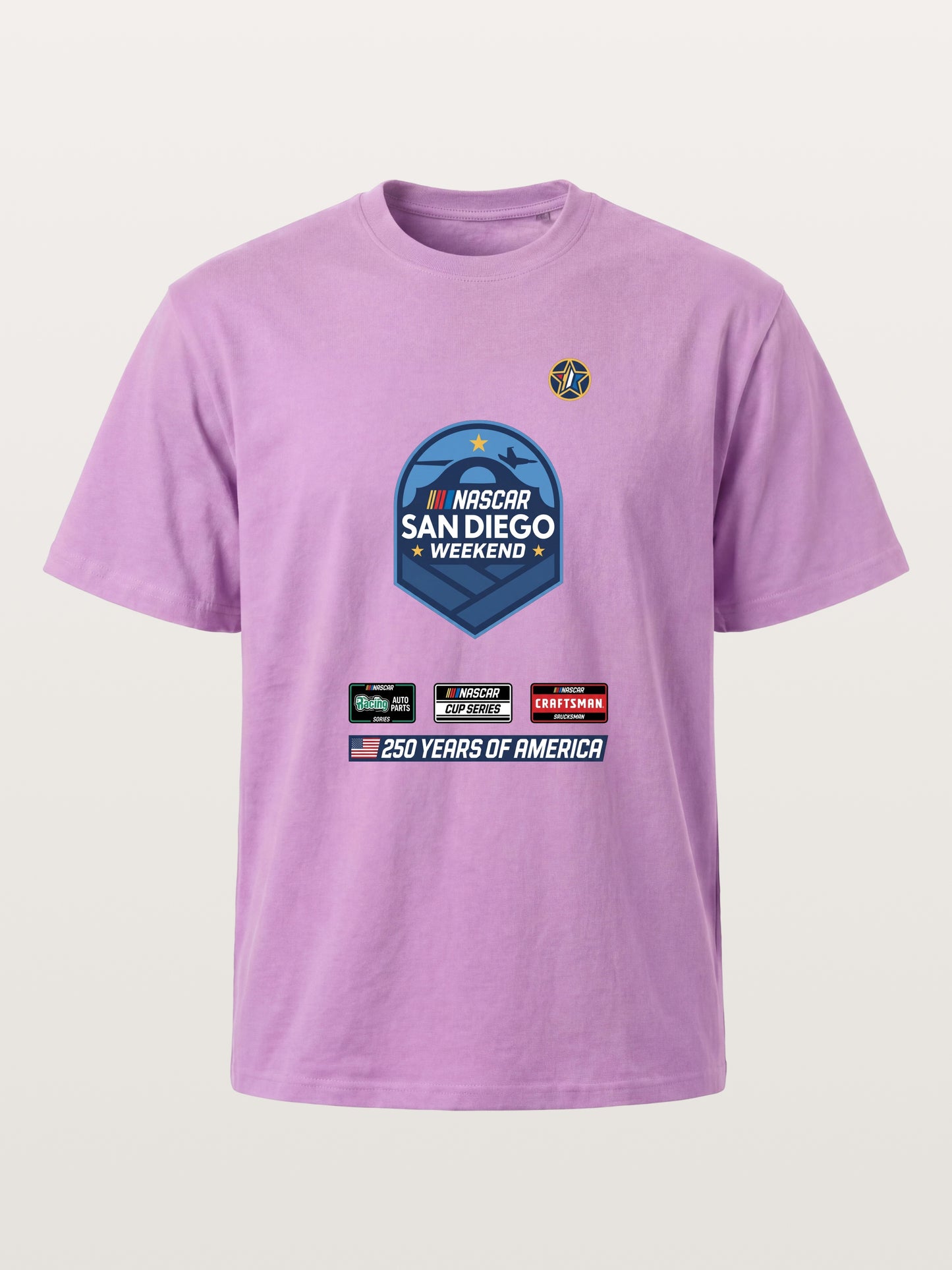 San Diego NASCAR Shield Crest Gildan T-shirt