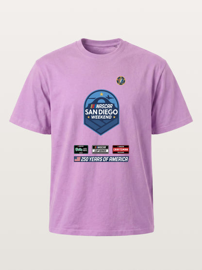 San Diego NASCAR Shield Crest Gildan T-shirt
