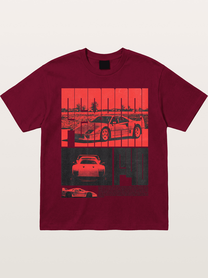 Red F40 Gildan T-shirt