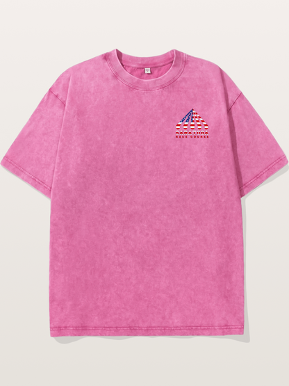 Saratoga Star Spangled Tent Top Washed T-shirt