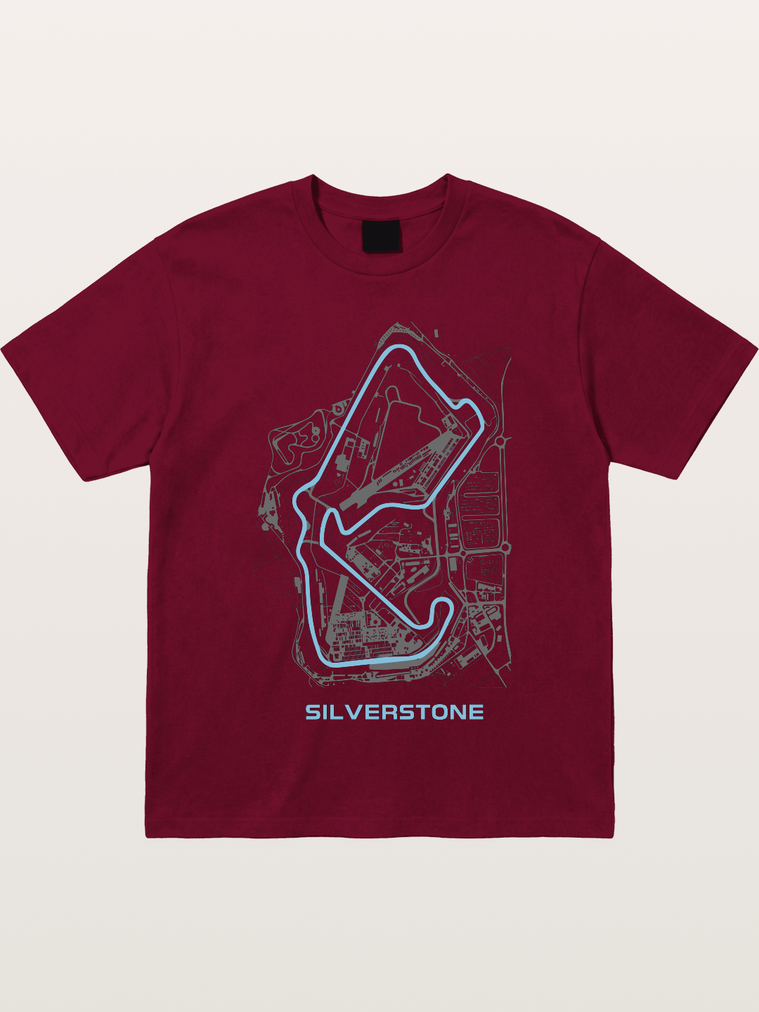 Silverstone F1 Circuit Map Gildan T-shirt