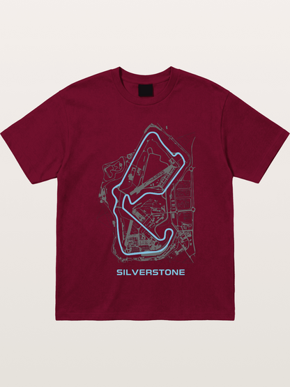 Silverstone F1 Circuit Map Gildan T-shirt