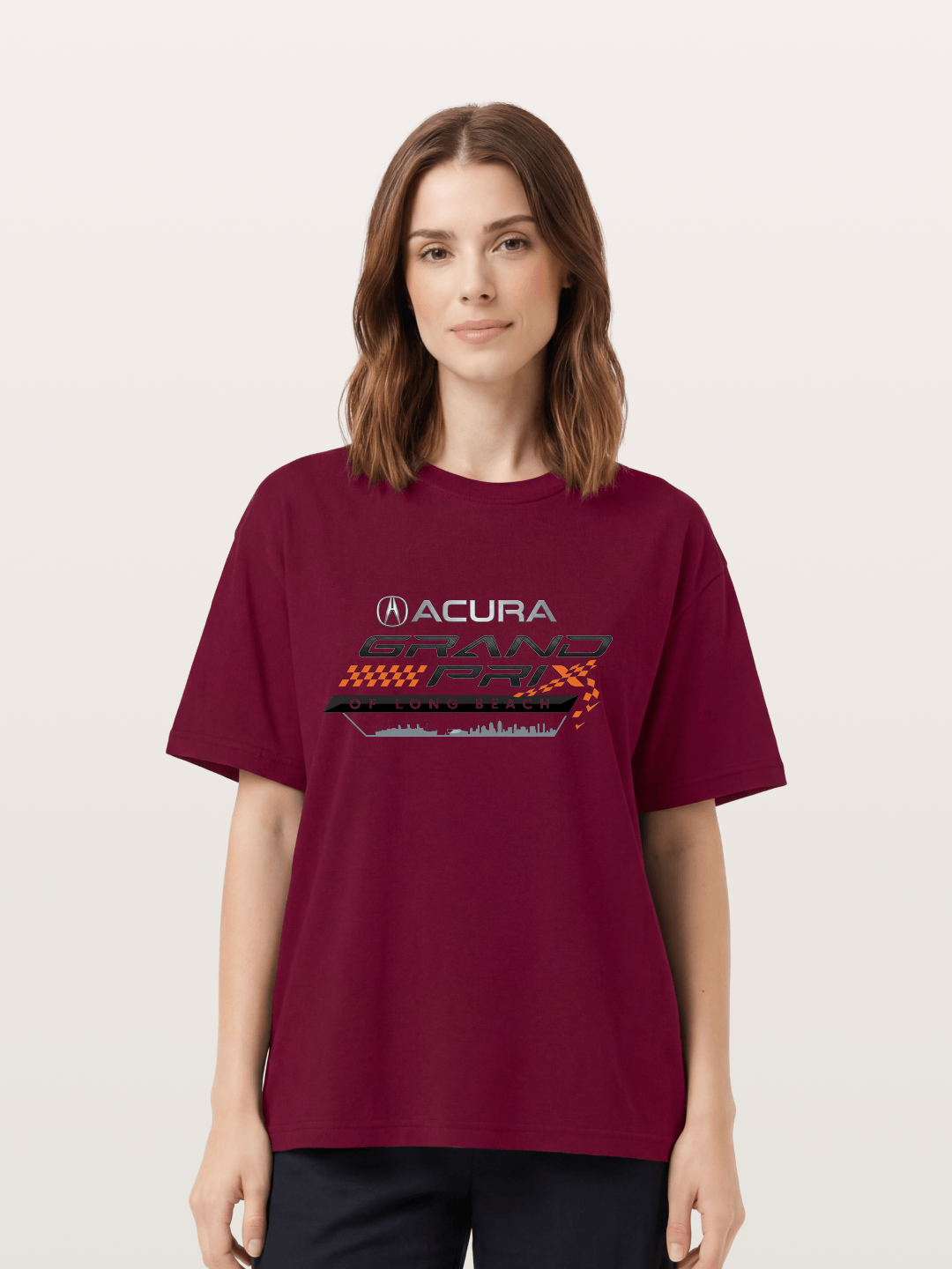 Acura Grand Prix Logo Design Gildan T-shirt