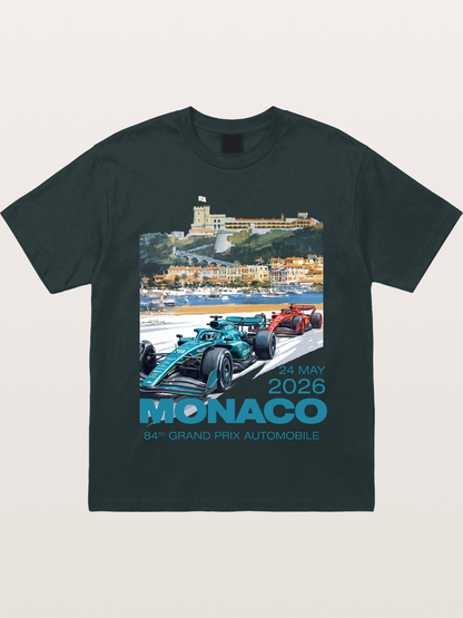2026 Monaco Grand Prix Race Cars Scene Gildan T-shirt