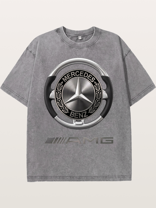 Mercedes-Benz 3D AMG Logo Washed T-shirt