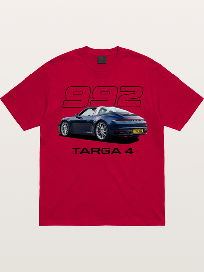 Porsche 992 Targa 4 Poster Gildan T-shirt