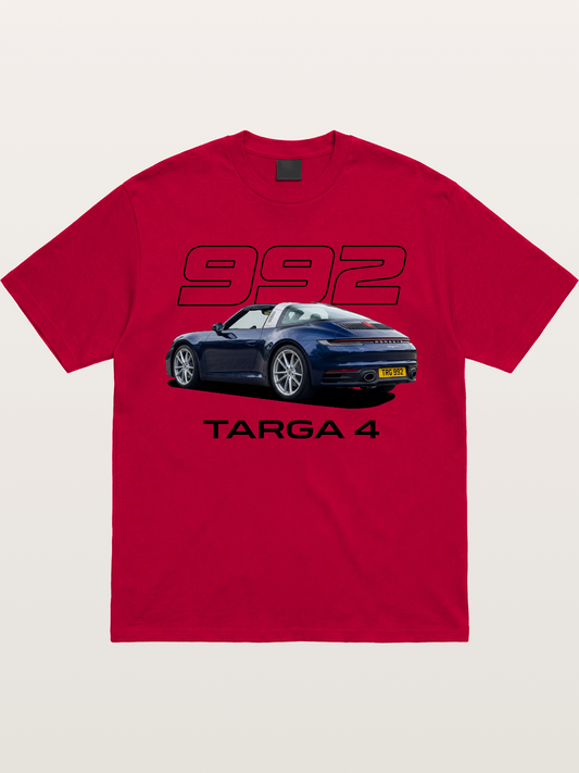 Porsche 992 Targa 4 Poster Gildan T-shirt