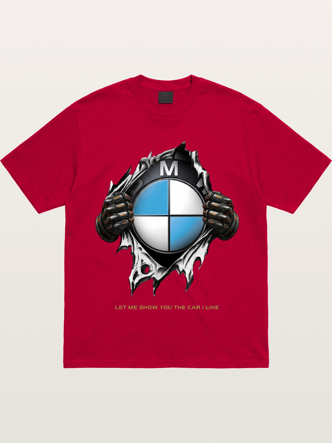 BMW Roundel Tear Through Design Gildan T-shirt