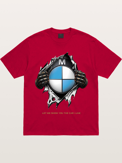 BMW Roundel Tear Through Design Gildan T-shirt
