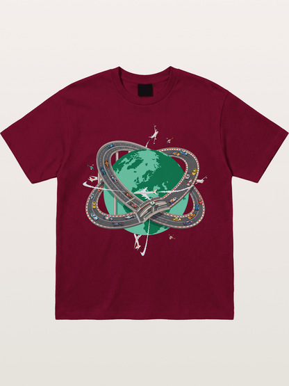 Earth Ring Road Racing Gildan T-shirt