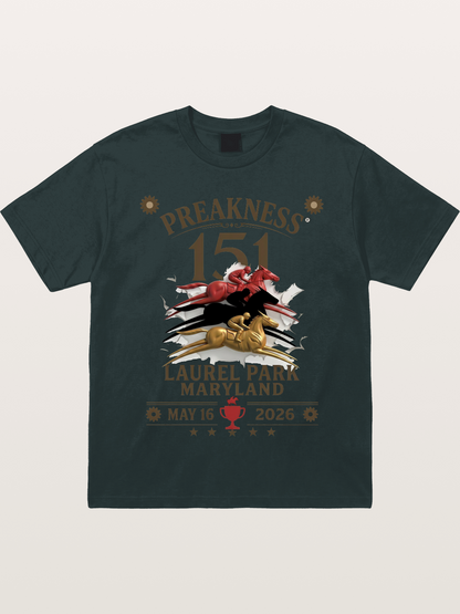 Preakness 151 Laurel Park Print Gildan T-shirt