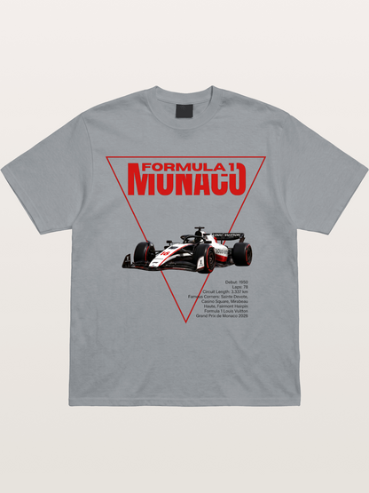 Red Triangle F1 Monaco Artwork Gildan T-shirt