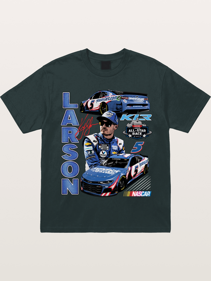 Larson All-Star Race Driver Collage Gildan T-shirt